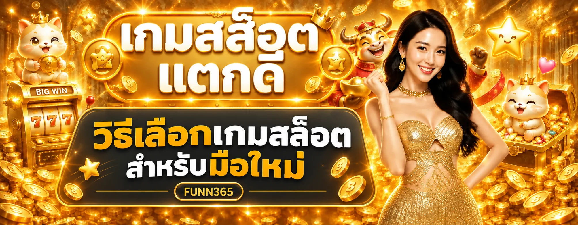 FUNN365 วิธีเลือกเกมสล็อตสำหรับมือใหม่แบบมีแผน